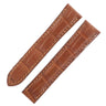 カルティエ Cartier ブラウン クロコダイル 腕時計パーツ 純正 クロコ Dバックル用 替え バンド ベルト ストラップ 16ｍｍ 茶
