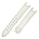 カルティエ Cartier パシャ用 クロコバンド オフホワイト クロコダイル 腕時計パーツ 純正 替え ベルト ストラップ 15ｍｍ 白