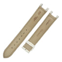 カルティエ Cartier パシャ用 クロコバンド オフホワイト クロコダイル 腕時計パーツ 純正 替え ベルト ストラップ 15ｍｍ 白