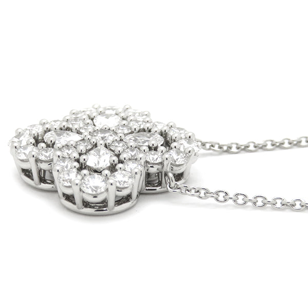 ハリーウィンストン Harry Winston ループ バイ ハリーウィンストン PEDPRPSML4C プラチナシルバー Pt950 ダイヤモンド ネックレス フルモチーフ ペンダント