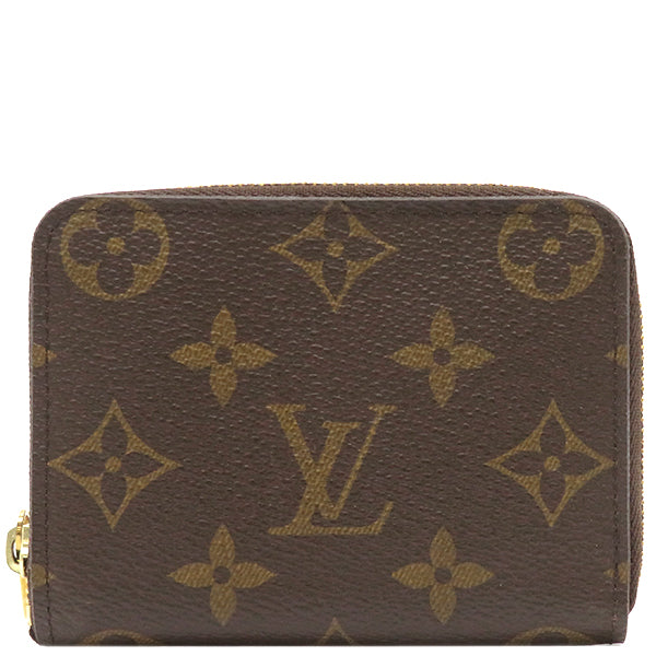 ルイヴィトン LOUIS VUITTON ジッピー コインパース M60067 モノグラム モノグラムキャンバス コインケース ゴールド金具 茶 小銭入れ