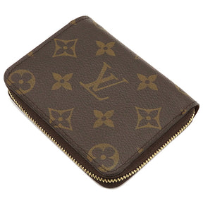 ルイヴィトン LOUIS VUITTON ジッピー コインパース M60067 モノグラム モノグラムキャンバス コインケース ゴールド金具 茶 小銭入れ