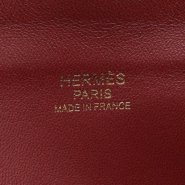 エルメス HERMES ツールボックス 20 ルージュトマト エバーカラー スイフト 2WAYバッグ ゴールド金具 朱赤 オレンジ