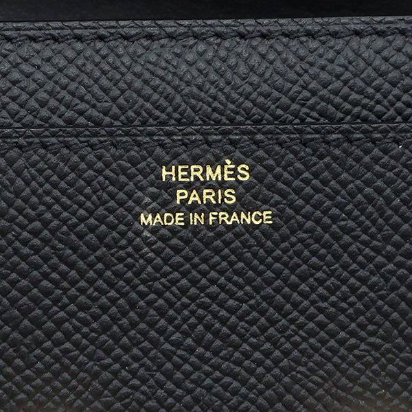 エルメス HERMES コンスタンス トゥーゴー ブラック ヴォーエプソン 長財布 ゴールド金具 新品 未使用 黒 ショルダー