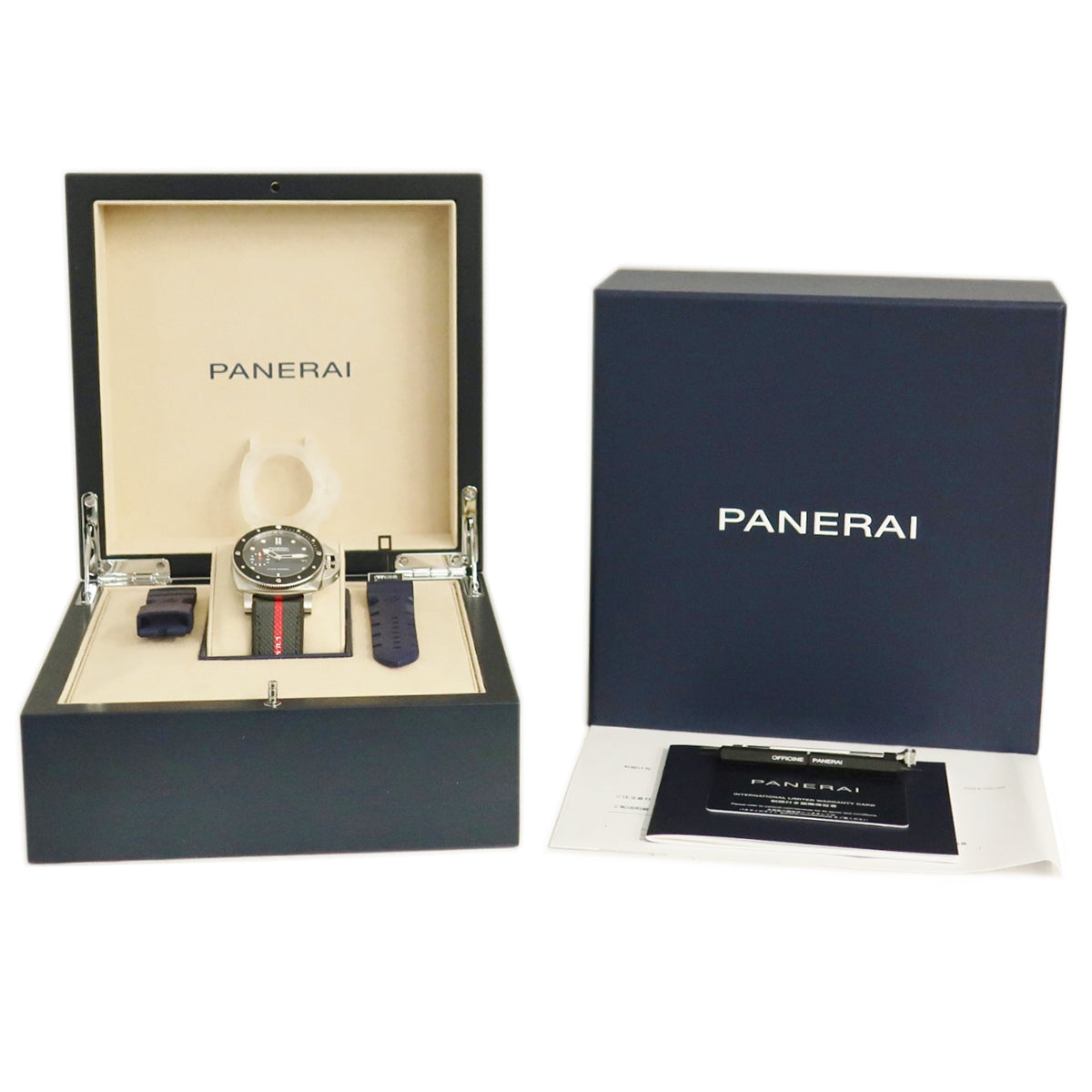 パネライ PANERAI サブマーシブル ルナ ロッサ PAM01565 AA***/300 自動巻き メンズ 未使用 AA番 青 2024年新作