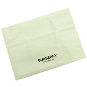 バーバリー BURBERRY TBバイフォールド 8062680 グレインレザー 二つ折り財布 シルバー金具 黒 札入れ