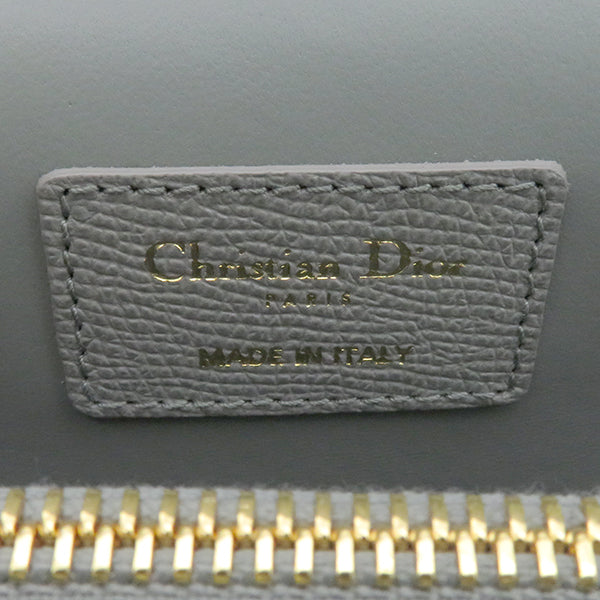 クリスチャン・ディオール Christian Dior 30モンテーニュ サントノレ ミディアム M9321UMBA グレー レザー 2WAYバッグ ゴールド金具 ショルダー