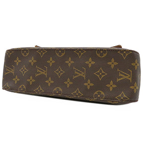 ルイヴィトン LOUIS VUITTON ルーピング M51147 モノグラム モノグラムキャンバス ハンドバッグ ゴールド金具 茶 ワンシ