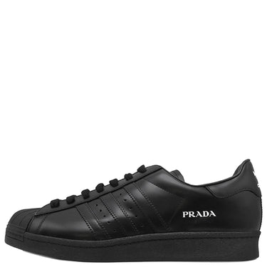 プラダ PRADA アディダス オリジナルス スーパースター FW6679 ブラック レザー ＃29 スニーカー 黒 PRADA × ADIDAS