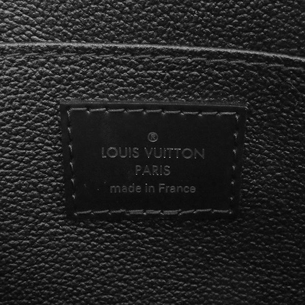 ルイヴィトン LOUIS VUITTON ポシェット コスメティック M41348  ブラック エピレザー ポーチ シルバー金具 メイクポーチ 化粧ポーチ 黒