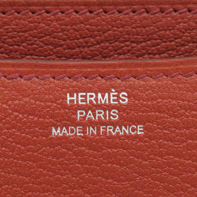 エルメス HERMES コンスタンス3 ミニ ミロワール ブリック シェーブル ショルダーバッグ シルバー金具 新品 未使用 茶