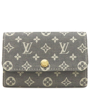 ルイヴィトン LOUIS VUITTON ミュルティクレ 6 M62992 アンクル モノグラムイディールキャンバス キーケース ゴールド金具 6連 6本 ネイビー グレー