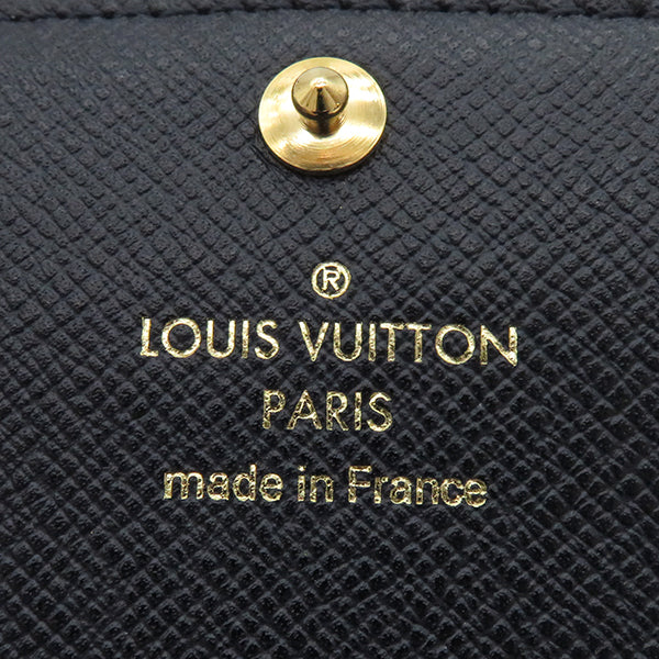 ルイヴィトン LOUIS VUITTON ミュルティクレ 6 M62992 アンクル モノグラムイディールキャンバス キーケース ゴールド金具 6連 6本 ネイビー グレー