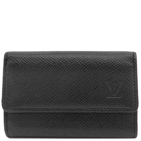 ルイヴィトン LOUIS VUITTON ミュルティクレ 6 M30532 アルドワーズ タイガ キーケース シルバー金具 黒 鍵入れ 6連 6本