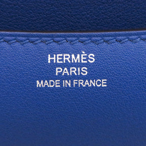 エルメス HERMES コンスタンス3 ミニ ミロワール ブルーフランス スイフト ショルダーバッグ シルバー金具 新品 未使用 青