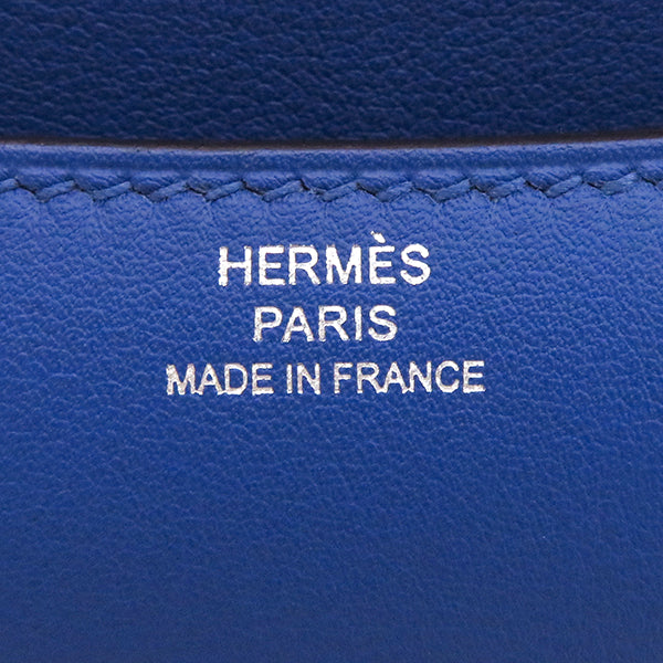 エルメス HERMES コンスタンス3 ミニ ミロワール ブルーフランス スイフト ショルダーバッグ シルバー金具 新品 未使用 青