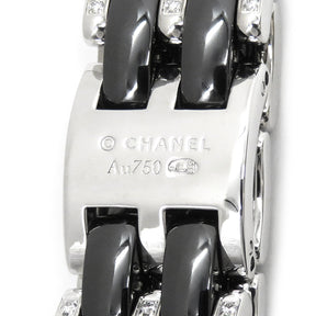 シャネル CHANEL ウルトラコレクション LM J2639 ホワイトゴールド K18WG ダイヤモンド セラミック #T54(JP14) リング 指輪 18K AU750 BAUMER 13号