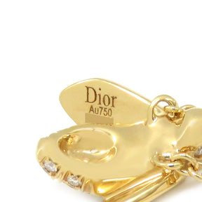 クリスチャン・ディオール Christian Dior ローズディオール プレ カトラン ビー JROC95048 イエローゴールド K18YG ダイヤモンド ネックレス 750 Rose Dior Pré Catelan