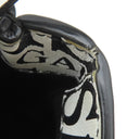 バレンシアガ BALENCIAGA ボンジュールパリ ショッピング フォンホルダー 593826-1BW5N ホワイトXブラック レザー ショルダーバッグ シルバー金具 ミニバッグ 白 黒