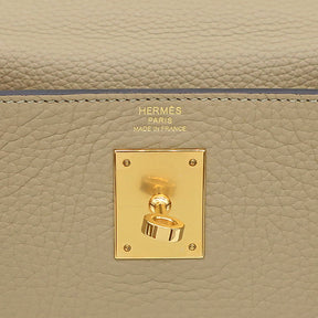 エルメス HERMES ケリー28 内縫い トレンチ トリヨンクレマンス 2WAYバッグ ゴールド金具 ショルダー