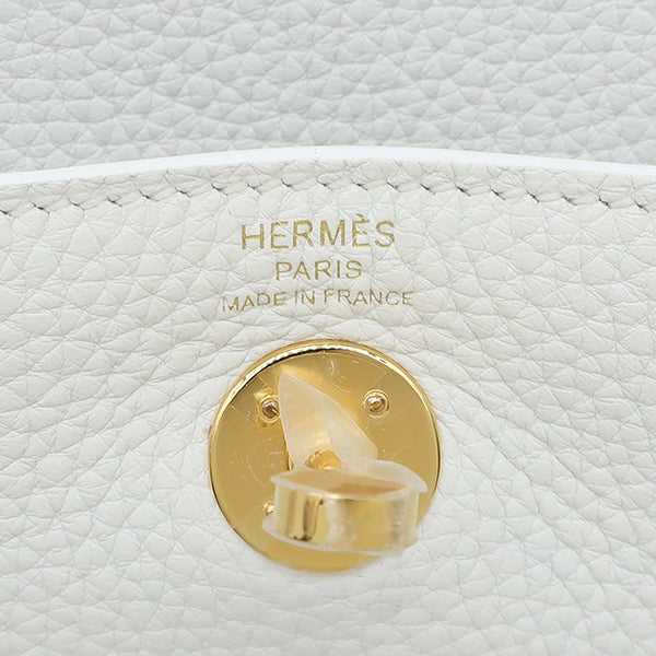 エルメス HERMES リンディ ミニ 20 ニューホワイト トリヨンクレマンス ショルダーバッグ ゴールド金具 新品 未使用 白