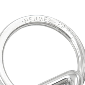 エルメス HERMES H トゥ スピード H077245FJ00 シルバー メタル キーホルダー Hモチーフ