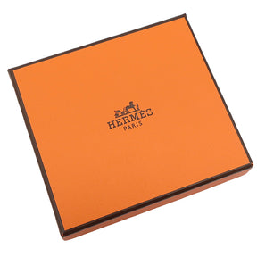 エルメス HERMES バスティア モーヴペール ヴォーエプソン コインケース シルバー金具 新品 未使用