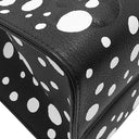 ルイヴィトン LOUIS VUITTON オンザゴー MM M46389 ブラック×ホワイト モノグラムアンプラント トートバッグ シルバー金具 草間彌生