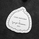 ルイヴィトン LOUIS VUITTON オンザゴー MM M46389 ブラック×ホワイト モノグラムアンプラント トートバッグ シルバー金具 草間彌生