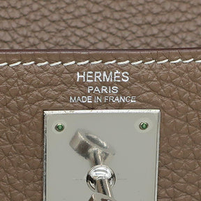 エルメス HERMES ケリー28 内縫い エトゥープ トゴ 2WAYバッグ シルバー金具 鍵/カデナ/クロシェット欠品