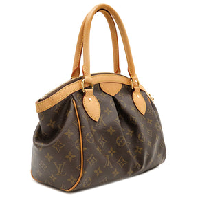 ルイヴィトン LOUIS VUITTON ティヴォリ PM M40143 モノグラム モノグラムキャンバス ハンドバッグ ゴールド金具 茶