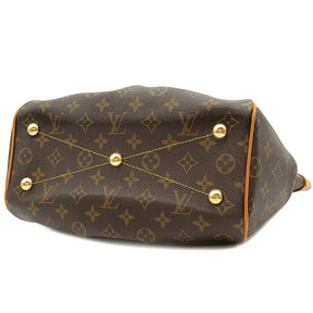 ルイヴィトン LOUIS VUITTON ティヴォリ PM M40143 モノグラム モノグラムキャンバス ハンドバッグ ゴールド金具 茶