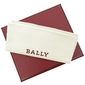 バリー BALLY Ribbon バイフォールドウォレット BEVYE MM 107 キャメル レザー 二つ折り財布 茶 赤 白 黄