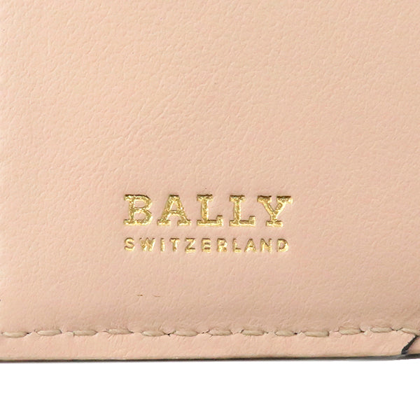 バリー BALLY LOREL SUZY コンパクトウォレット LOREL SUZY 250 ブラック レザー 二つ折り財布 ゴールド金具 黒