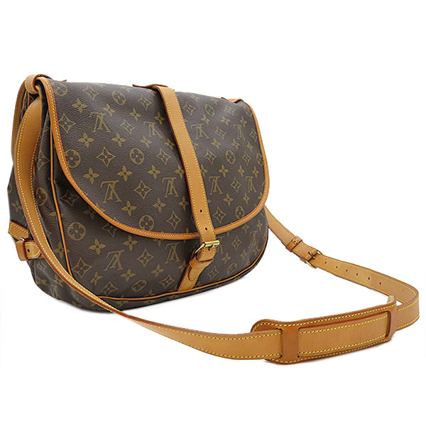 ルイヴィトン LOUIS VUITTON ソミュール 35 M42254 モノグラム モノグラムキャンバス ショルダーバッグ ゴールド金具