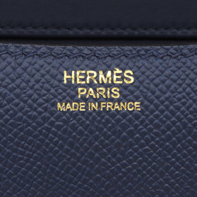 エルメス HERMES コンスタンス 24 ミロワール ブルーネイビー ヴォーエプソン ショルダーバッグ ローズゴールド金具 紺 PG金具