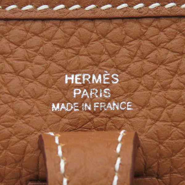 エルメス HERMES エヴリンTPM ゴールド トリヨンクレマンス ショルダーバッグ シルバー金具 新品 未使用 茶