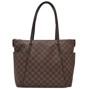 ルイヴィトン LOUIS VUITTON トータリー MM N41281 ダミエエベヌ ダミエキャンバス トートバッグ ゴールド金具 茶