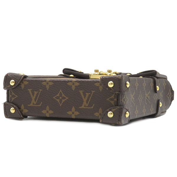 ルイヴィトン LOUIS VUITTON ポシェット トランク ヴェルティカル M67873 モノグラムリバース モノグラムキャンバス モノグラムリバースキャンバス ショルダーバッグ ゴールド金具 茶