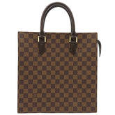 ルイヴィトン LOUIS VUITTON ヴェニス PM N51145 ダミエエベヌ ダミエキャンバス トートバッグ ゴールド金具 茶