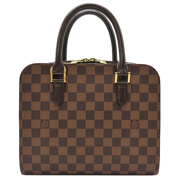 ルイヴィトン LOUIS VUITTON トリアナ N51155 ダミエエベヌ ダミエキャンバス ハンドバッグ ゴールド金具 茶