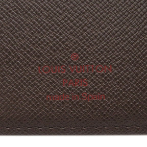 ルイヴィトン LOUIS VUITTON アジェンダ PM R20700 ダミエエベヌ ダミエキャンバス 手帳カバー ゴールド金具 茶 ブラウン