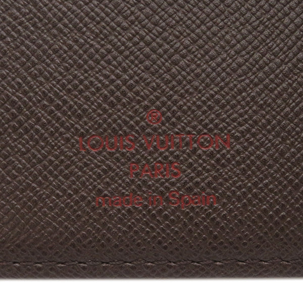 ルイヴィトン LOUIS VUITTON アジェンダ PM R20700 ダミエエベヌ ダミエキャンバス 手帳カバー ゴールド金具 茶 ブラウン