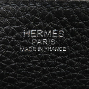 エルメス HERMES アルザン 25 ブラック トリヨンクレマンス 2WAYバッグ シルバー金具 黒