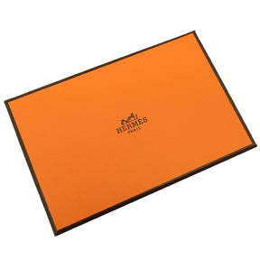 エルメス HERMES カルヴィ ヴェルソ ローズテキサス×キュイーブル シェーブル カードケース シルバー金具 新品 未使用