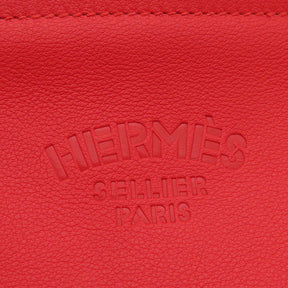 エルメス HERMES サックアリーヌ ミニ ルージュドクー スイフト ショルダーバッグ シルバー金具 赤