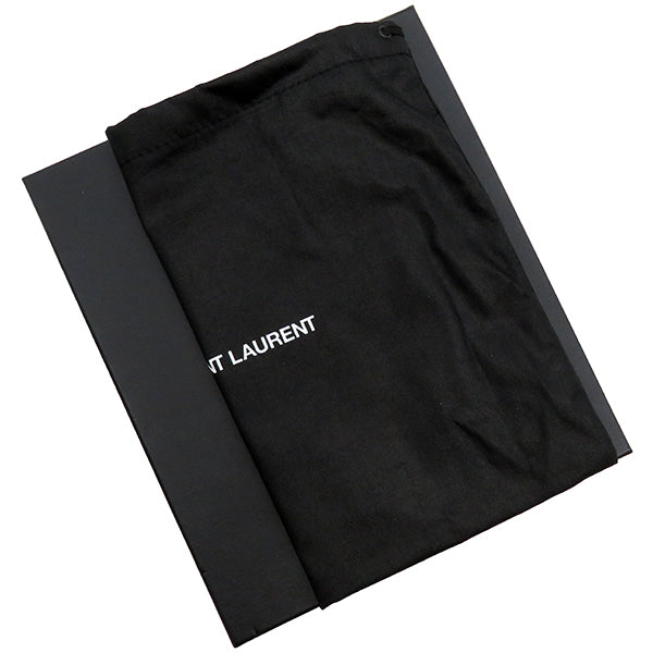 サンローラン SAINT LAURENT チェーン フォン バッグ 635095 ブラック レザー ショルダーバッグ ゴールド金具 黒