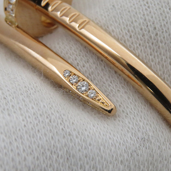 カルティエ Cartier ジュストアンクル  B6048515 ピンクゴールド K18PG ダイヤモンド #15 ブレスレット Au750 JUSTE UN CLOU