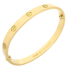 カルティエ Cartier LOVE ラブブレス B6067517 イエローゴールド K18YG #17 ブレスレット 750 18K 18金 バングル