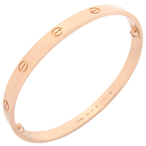 カルティエ Cartier LOVE ラブブレス B6067420 ピンクゴールド K18PG #20 ブレスレット 750 18K 18金 バングル